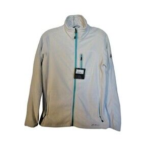 Eddie Bauer First Ascent Cloud Layer Pro Full-Zip Jacket Womens Size Med Silver